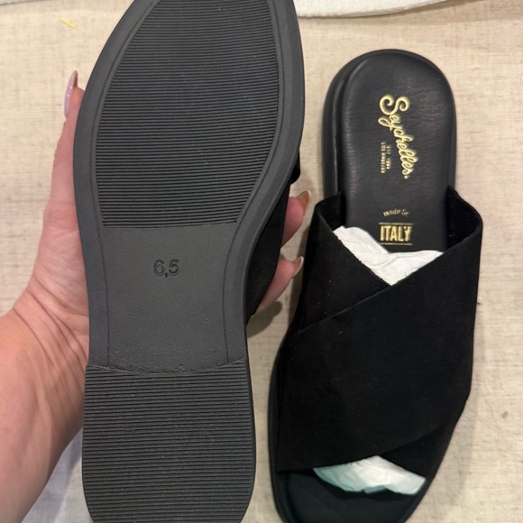 Seychelles Women's Black Slide Sandals - Picture 5 of 5
